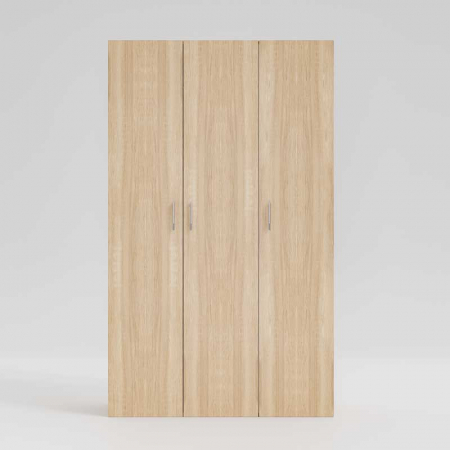 Dressing cu cu 3 usi,Lucmi, PAL melaminat 18mm, Egger Stejar natur, 120 x 50 x 200(h)cm [1]