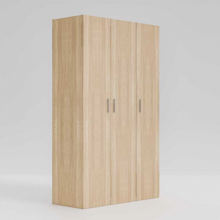 Dressing cu cu 3 usi,Lucmi, PAL melaminat 18mm, Egger Stejar natur, 120 x 50 x 200(h)cm [2]