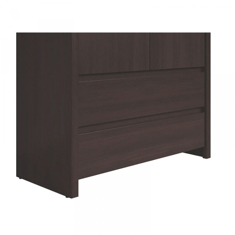 Dressing haine 90 cm wenge Kaspian, 90X40.5X200.5 cm [2]