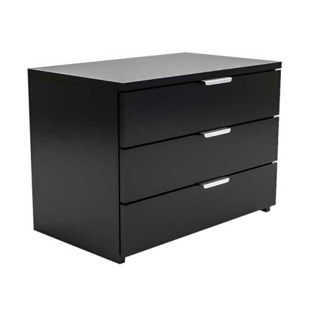 Rafturi de pantofi - Dulap depozitare incaltaminte, Pantofar, Pal 18mm,Negru Mat , Cant ABS, 3 rafturi, 584 X 360 X 430(h)mm