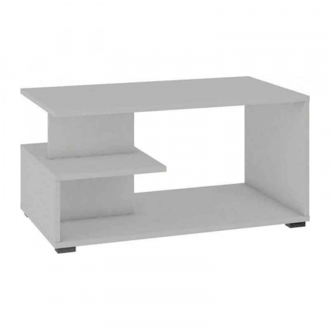 Masa de cafea, pal laminat, alb, 90x51x45 cm [1]