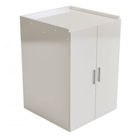 Masca masina de spalat cu uscator deasupra, Lucmi,  pal 18mm, 2 uși, alb, 70.6 x 65 x 102.3cm [3]