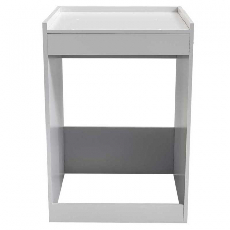 Masca masina de spalat cu uscator deasupra, Lucmi,  pal 18mm, fara usa, alb, 70.6 x 65 x 102.3cm [4]