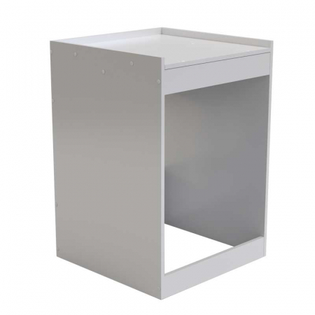 Masca masina de spalat cu uscator deasupra, Lucmi,  pal 18mm, fara usa, alb, 70.6 x 65 x 102.3cm [3]