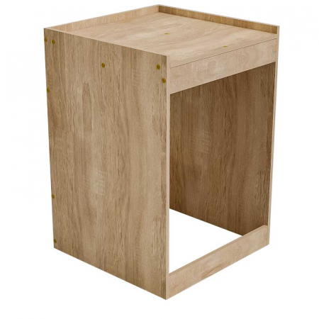 Masca masina de spalat cu uscator deasupra, Lucmi,  pal 18mm, fara usa, Stejar Natur, 70.6 x 65 x 102.3cm [3]