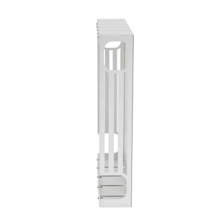 Masca modulara pentru calorifer Lucmi,  Tabla OL 2mm vopsita in camp electrostatic ALB MAT, 55 x 12 x63(h)cm [2]