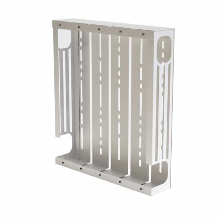 Masca modulara pentru calorifer Lucmi,  Tabla OL 2mm vopsita in camp electrostatic ALB MAT, 55 x 12 x63(h)cm [3]