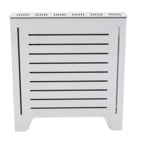 Masca pentru calorifer Lucmi,  Tabla OL 2mm vopsita in camp electrostatic alb MAT, 80 x 20 x 85(h)cm [1]