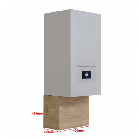 Masca Țevi Centrala Termică Lucmi, Pal 18mm, Stejar Natur, Cant ABS [4]