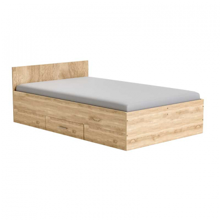 Colectia Lucmi - Pat LUCMI 120 x 200 , PAL 18mm, STEJAR , SUPORT SALTEA INCULS