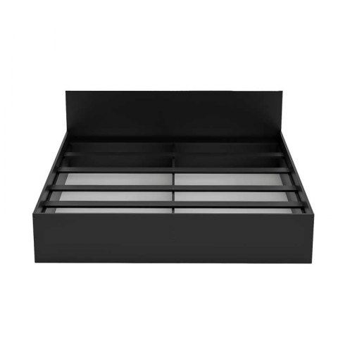 Pat LUCMI 160 x 200, PAL MELAMINAT EGGER NEGRU, SUPORT PENTRU SALTEA INCLUS [6]