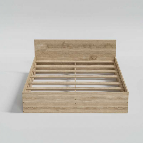 Pat LUCMI 160 x 200 , PAL MELAMINAT EGGER STEJAR, SUPORT SALTEA INCULS [1]