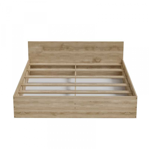 Pat LUCMI 180 x 200 , PAL 18mm Melaminat EGGER STEJAR, Suport pentru saltea inclus [8]