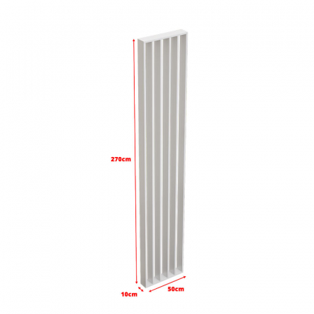 Perete / Panou decorativ, Lucmi, PAL 18mm, Cant ABS 2mm, 10(a) x 50(L) x 270(h)cm [4]