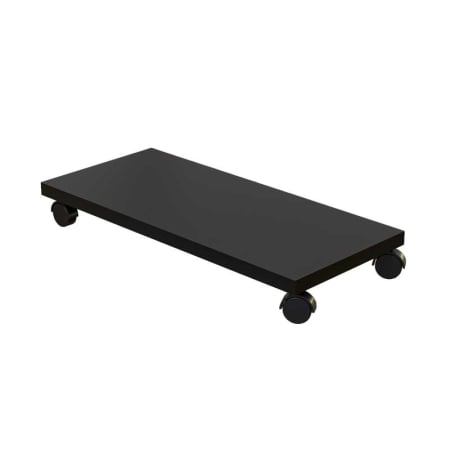 Suport Mobil pentru unitate calculator, Lucmi, Pal 18mm, Negru Mat, Cant ABS 2mm, 4 roti cu frana, 25 x 45 x 5.3(h)cm [2]