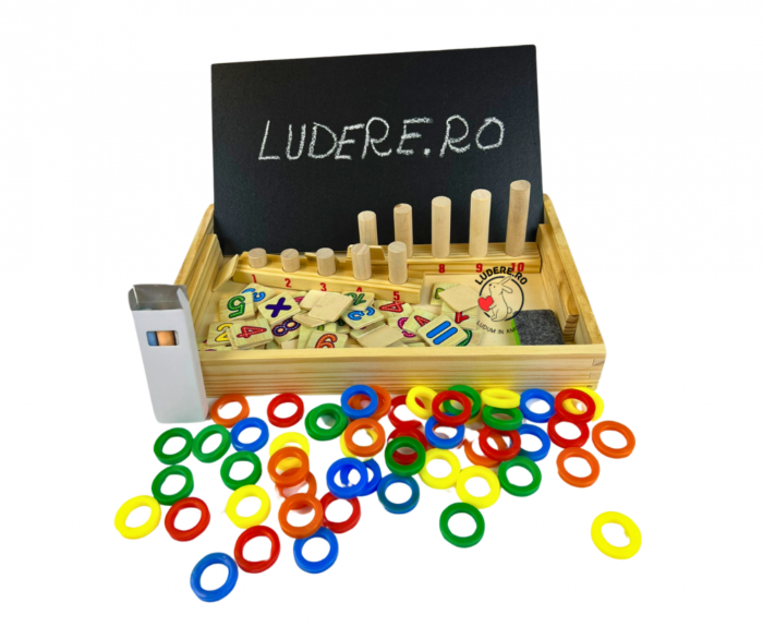 Jocul Matematicii cu numaratoare creta si tabla de scris [3]