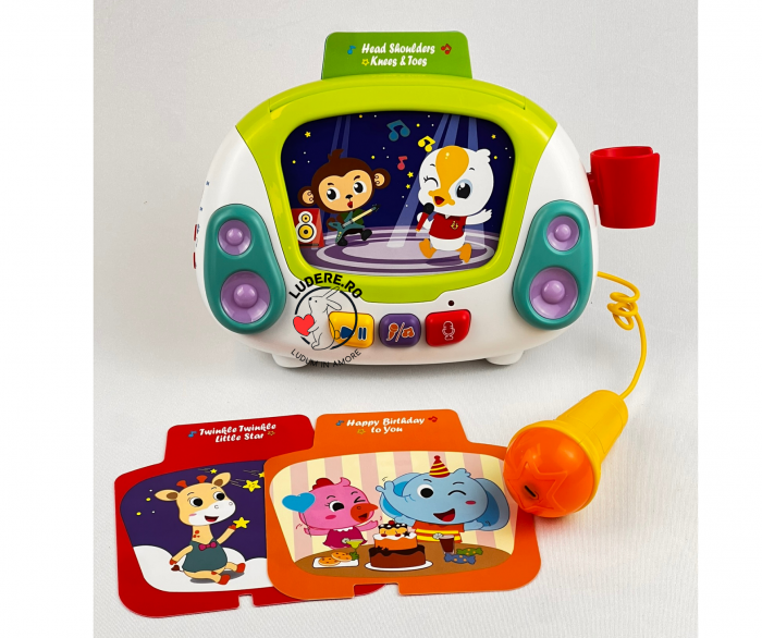 Sistem  karaoke cu 9 cantecele si microfon  Hola [3]
