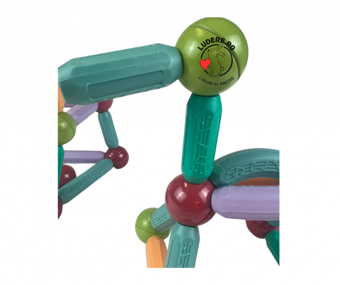 Joc Ingenios cu Bare Magnetice set 36 piese mari [3]