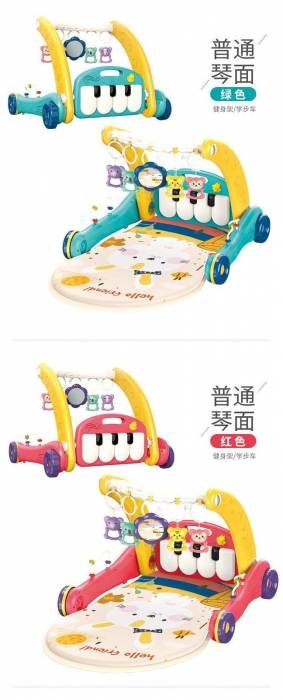 Antemergator interactiv si salteluta cu pian Multistage Walker 2 in 1 [5]