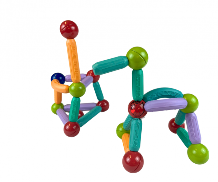 Joc Ingenios cu Bare Magnetice set 36 piese mari [4]