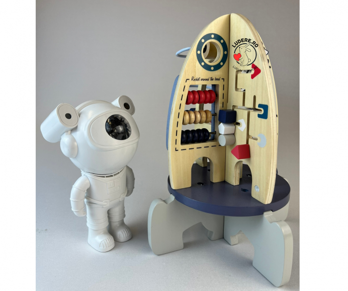 Astronaut  Proiector luminos tavan  si boxa bluetooth [4]