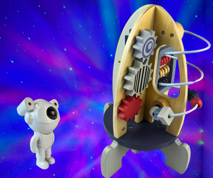 Astronaut  Proiector luminos tavan  si boxa bluetooth [2]