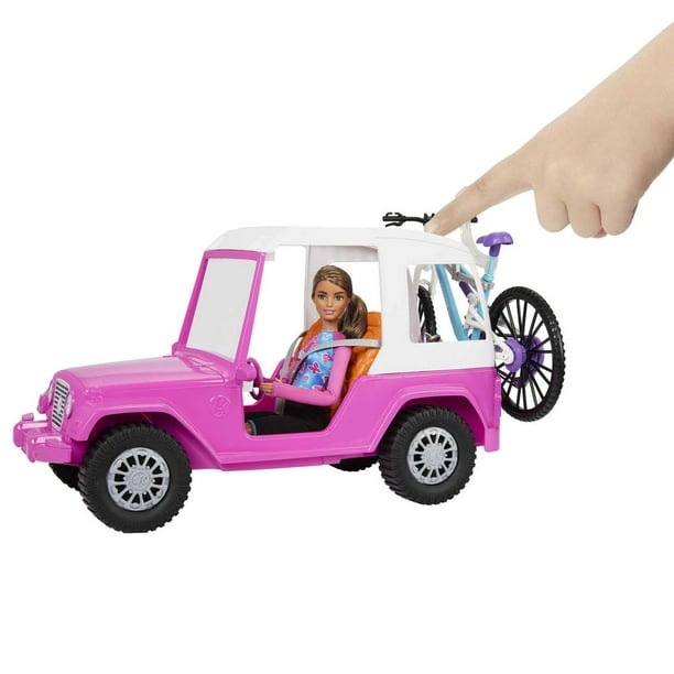 Barbie cu SUV si mountainbike [4]