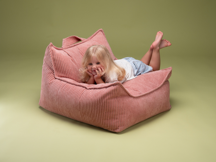 Beanbag  Chair  Pink Mousse  Chorduroy [4]