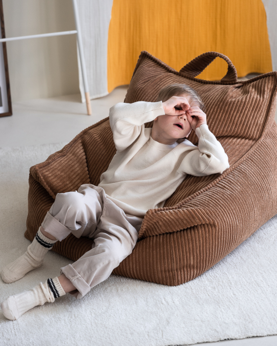 Beanbag Chair Toffee Corduroy [2]