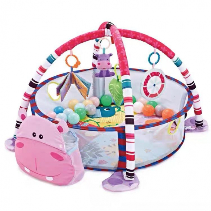 Centru de activitati bebelusi si tarc cu bile, 3 in 1, set 30 de bile colorate inclus [3]