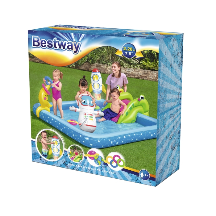 Centru de joaca copii, Bestway Astronaut, gonflabil, PVC, 228 x 206 x 84 cm [7]