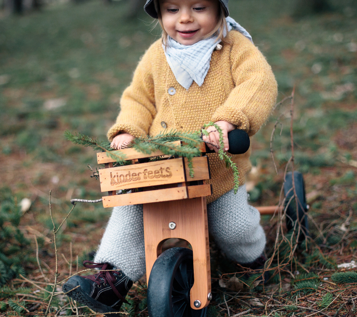 Cos utilitar lemn bicicleta Kinderfeets [3]