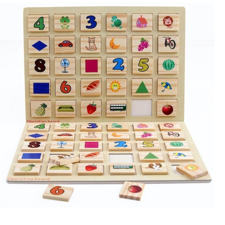 Joc de memorie si inteligenta din lemn, Right Brain Memory Game [3]