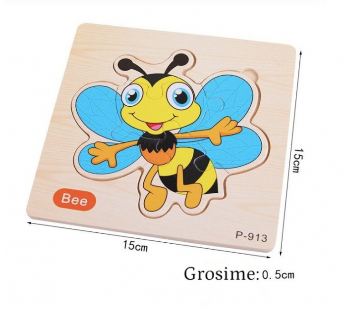 joc  Puzzle Incastru ALBINUTA Montessori [2]