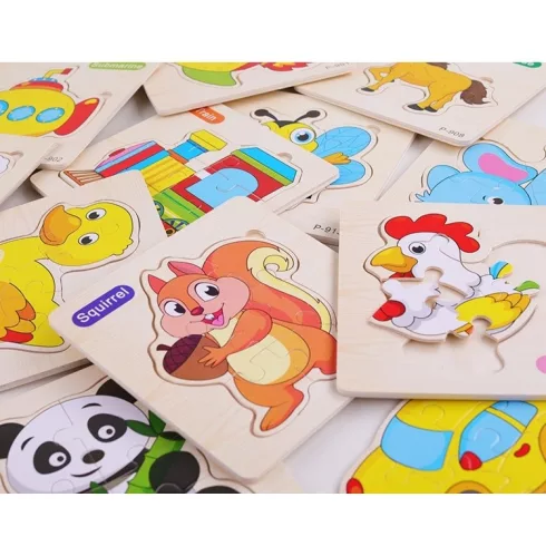 joc  Puzzle Incastru RACHETA Montessori [3]