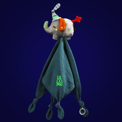 Jucarie doudou - Elefantel Glow In The Dark [3]
