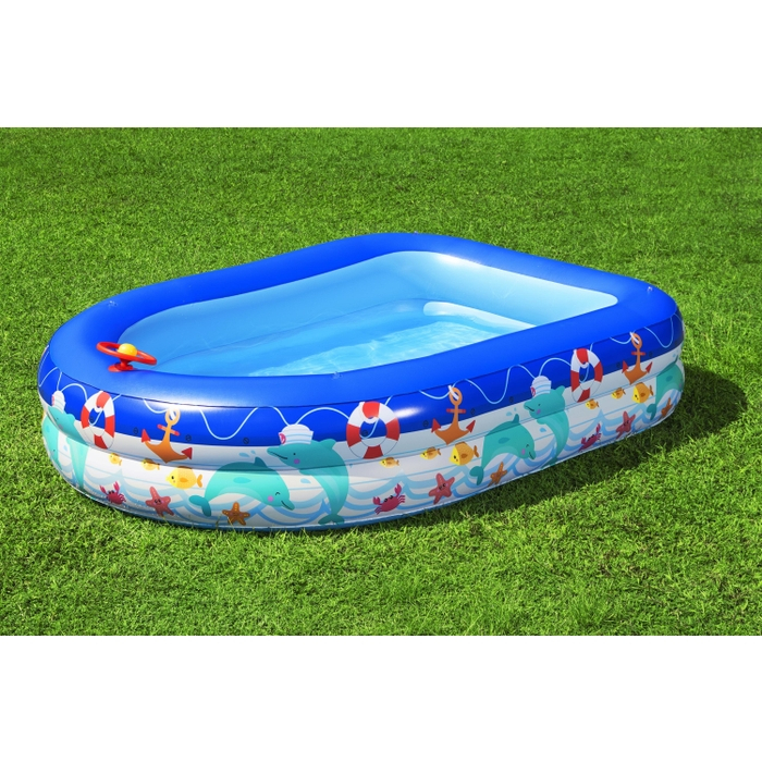Piscina gonflabila Bestway  Family, cu parasolar detasabil, 213 x 155 x 123 cm [3]