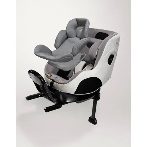 Scaun auto i-Size i-Prodigi Signature, nastere-125 cm, Oyster, testat Plus [4]