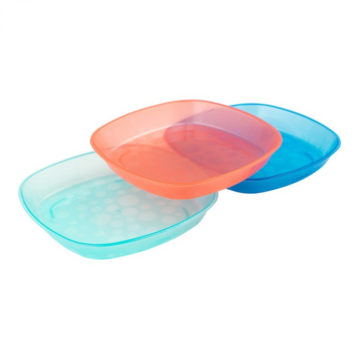 Set farfurii colorate ptr. bebelusi (3pack) [3]