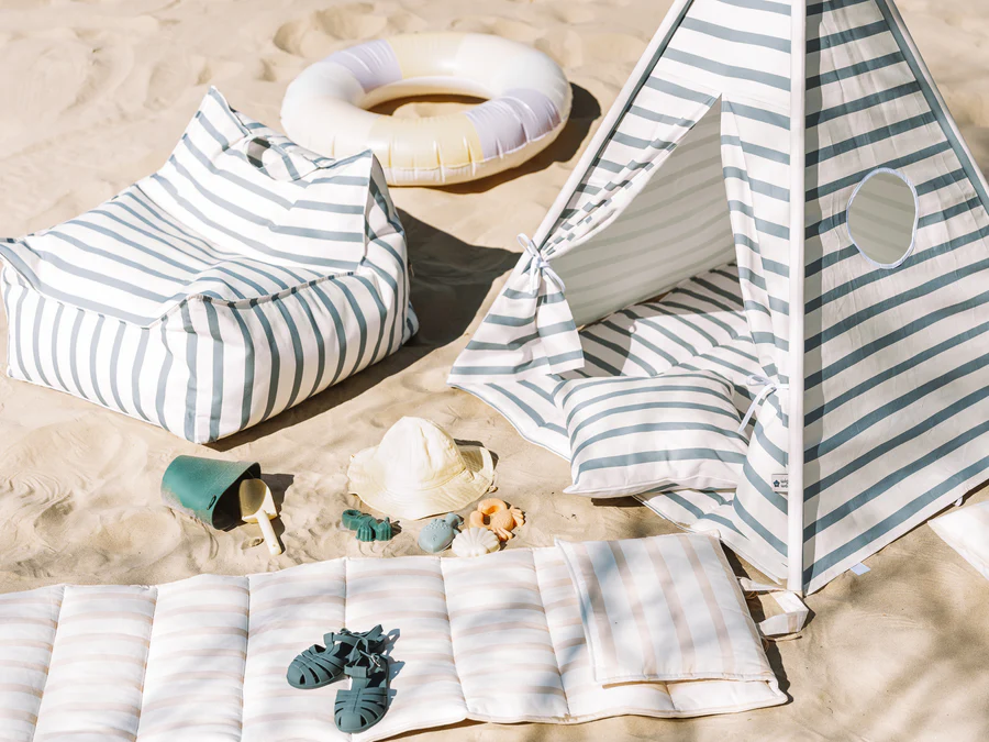 Set cort Tepee Stripes blue outdoor [3]