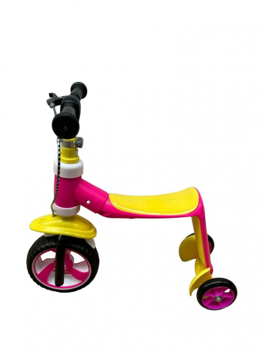 Trotinetă/Bicicletă PushBike 2 în 1 pentru Copii - Descoperă Plăcerea Mobilității! [2]