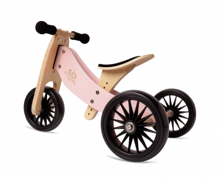 Biciclete fara pedale - 2 in 1 Bicicleta si tricicleta TT PLUS powder pink