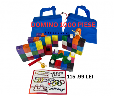 Centre activitati - Joc Domino din Lemn 600+ piese