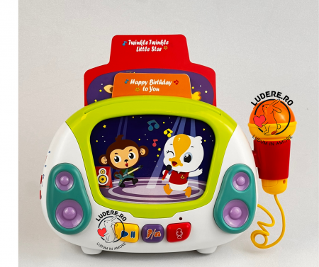 Bebelusi - Sistem  karaoke cu 9 cantecele si microfon  Hola