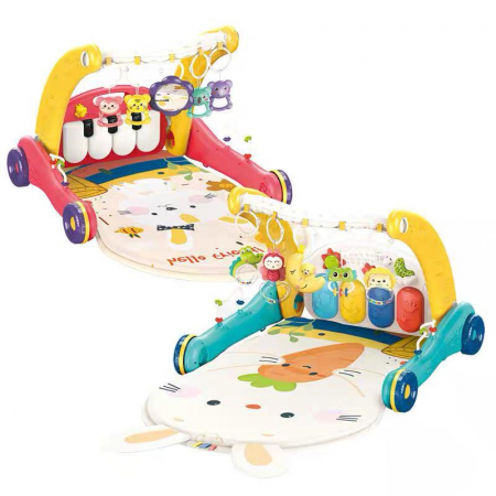Antemergator interactiv si salteluta cu pian Multistage Walker 2 in 1 [3]