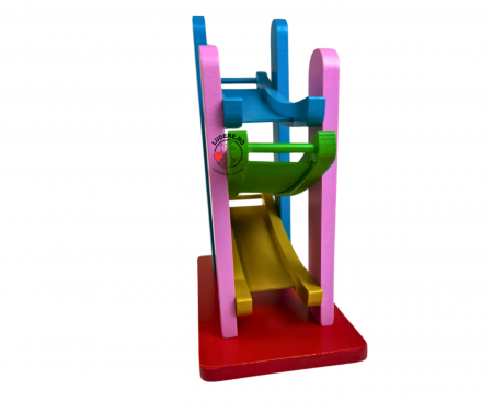 Circuit Zig Zag Gravitational din Lemn [1]