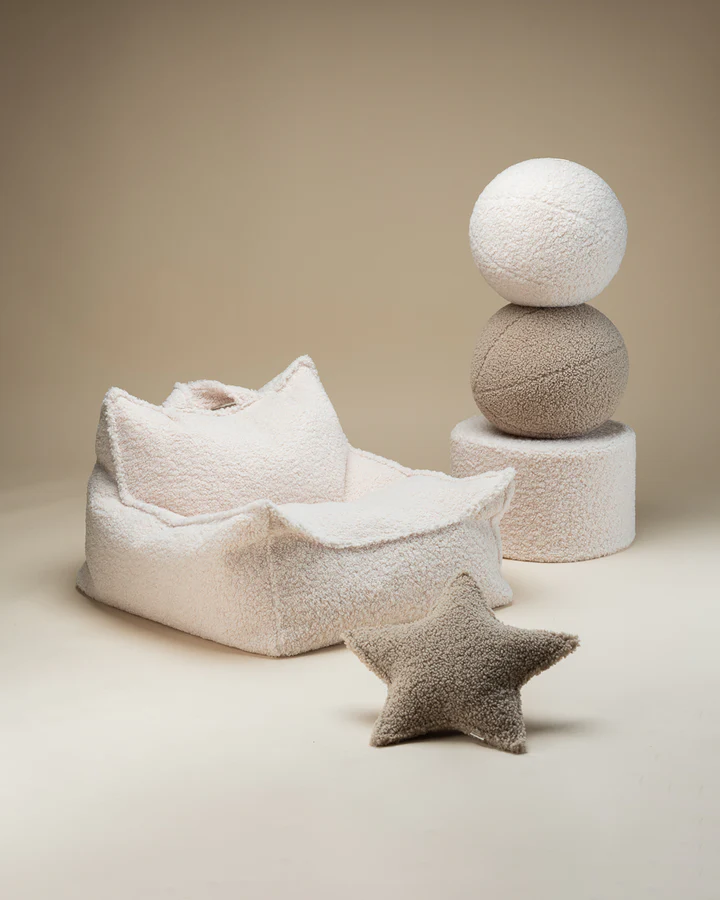 Beanbag  Chair  Tedy Cream white [1]