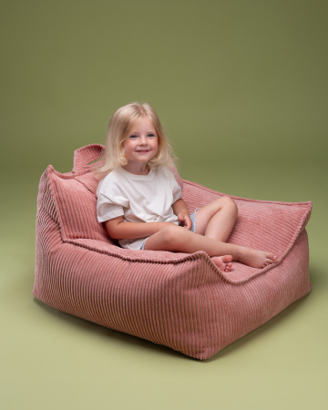 Beanbag  Chair  Pink Mousse  Chorduroy [2]