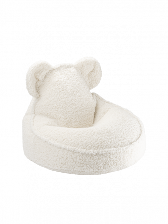 Colectia Teddy - Bear Beanbag Cream White