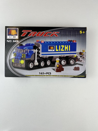 Jocuri de constructie - Camion din blocuri de constructie 163 piese